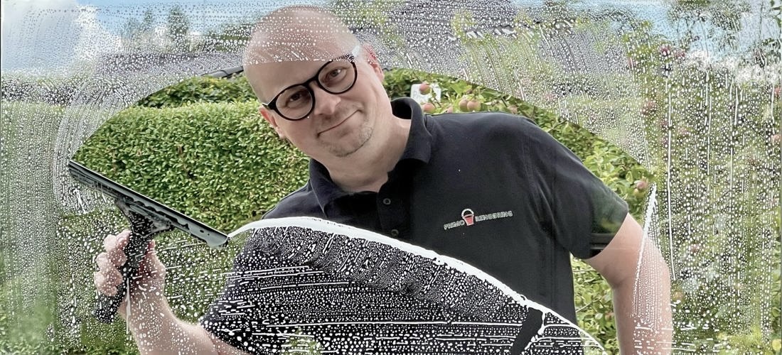 Vinduespudseren er i gang